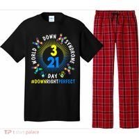 Down Right Perfect World Down Syndrome Awareness Day Socks Pajama Set thumb 0