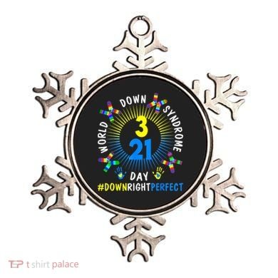 Down Right Perfect World Down Syndrome Awareness Day Socks Ornament