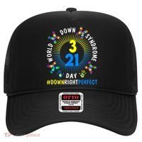 Down Right Perfect World Down Syndrome Awareness Day Socks Hat thumb 0