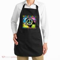 Detroit Rocks Peace Freedom Apron thumb 2