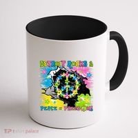 Detroit Rocks Peace Freedom Coffee Mug thumb 1