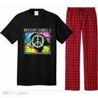 Detroit Rocks Peace Freedom Pajama Set thumb 0