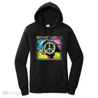 Detroit Rocks Peace Freedom Women's Hoodie thumb 0