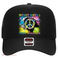 Detroit Rocks Peace Freedom Hat thumb 0
