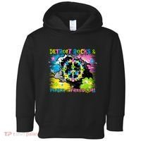 Detroit Rocks Peace Freedom Toddler Hoodie thumb 0
