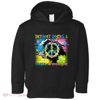 Detroit Rocks Peace Freedom Toddler Hoodie thumb 0