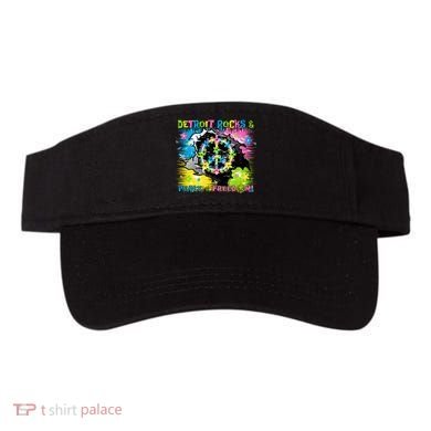Detroit Rocks Peace Freedom Visor