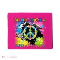 Detroit Rocks Peace Freedom Mousepad thumb 0