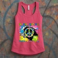 Detroit Rocks Peace Freedom Women's Tank Top thumb 3