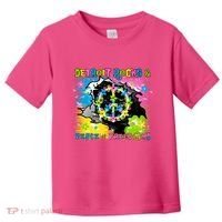 Detroit Rocks Peace Freedom Toddler T-Shirt thumb 0