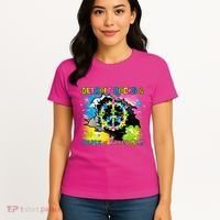 Detroit Rocks Peace Freedom Women's T-Shirt thumb 4