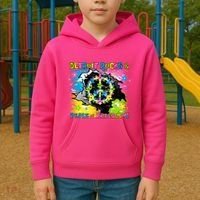 Detroit Rocks Peace Freedom Kids Hoodie thumb 2
