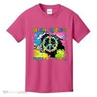 Detroit Rocks Peace Freedom Kids T-Shirt thumb 0