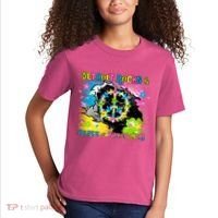 Detroit Rocks Peace Freedom Kids T-Shirt thumb 2