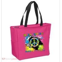 Detroit Rocks Peace Freedom Tote Bag thumb 2