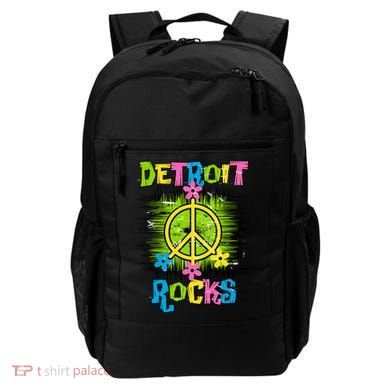 Detroit Rocks Peace Backpack