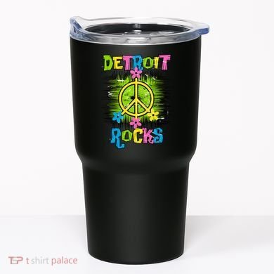 Detroit Rocks Peace Tumbler