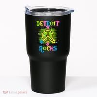 Detroit Rocks Peace Tumbler thumb 0