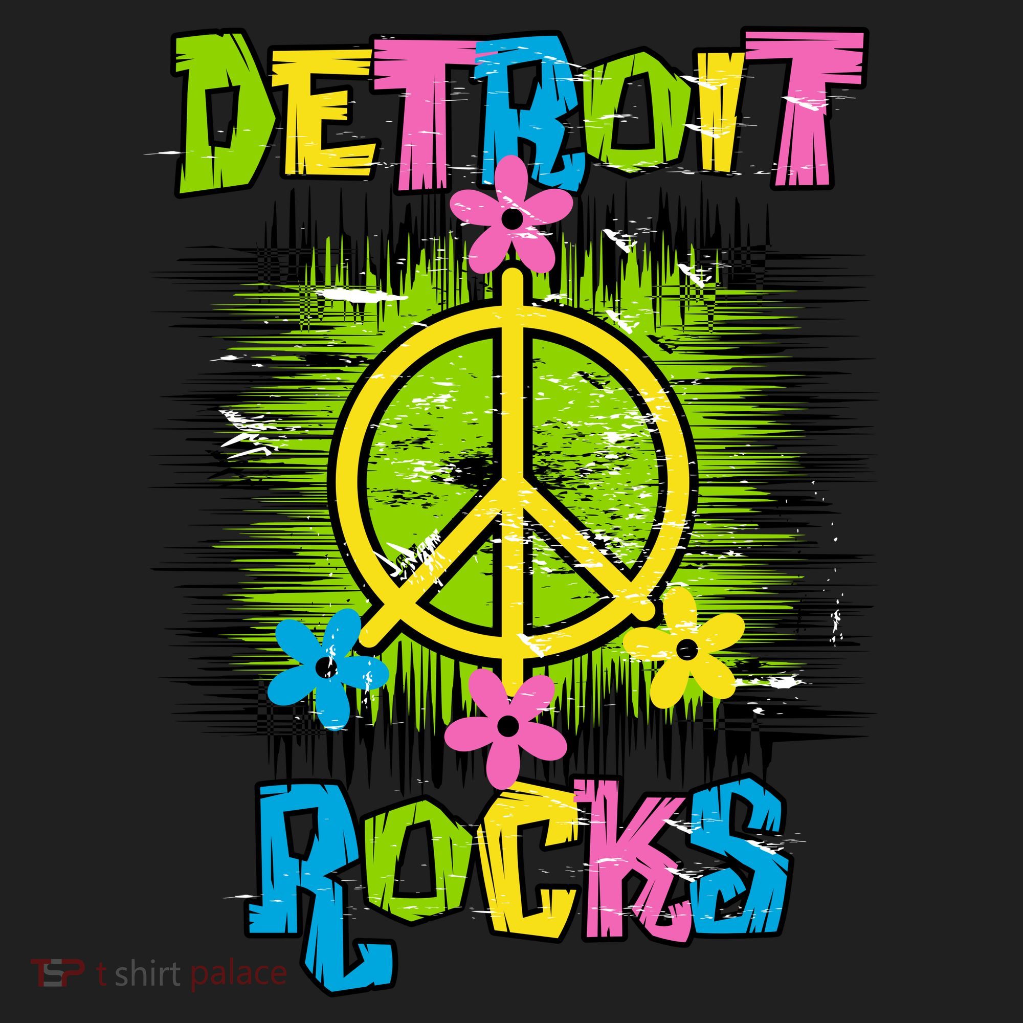 Detroit Rocks Peace Tumbler