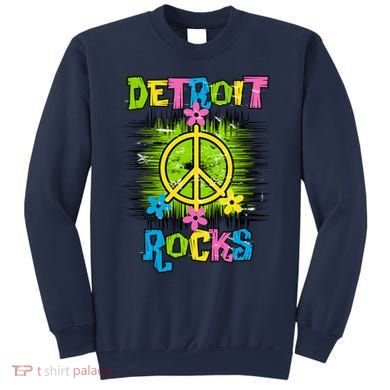 Detroit Rocks Peace Sweatshirt