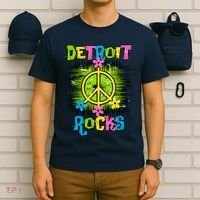 Detroit Rocks Peace T-Shirt thumb 6