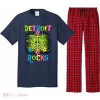 Detroit Rocks Peace Pajama Set thumb 0