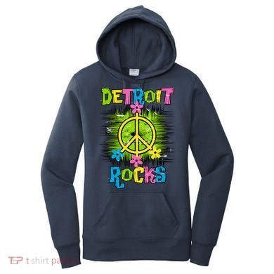 Detroit Rocks Peace Women's Hoodie