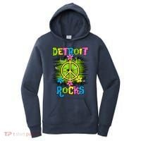 Detroit Rocks Peace Women's Hoodie thumb 0