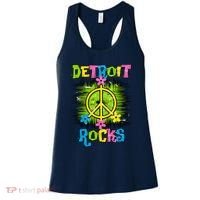 Detroit Rocks Peace Women's Tank Top thumb 0