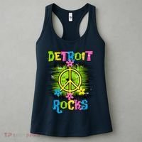 Detroit Rocks Peace Women's Tank Top thumb 3