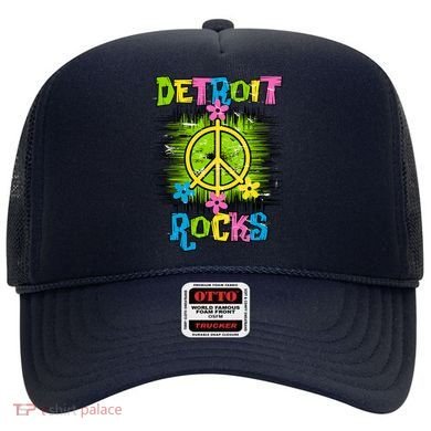Detroit Rocks Peace Hat