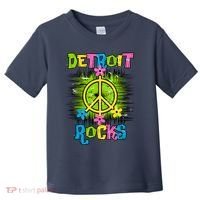 Detroit Rocks Peace Toddler T-Shirt thumb 0