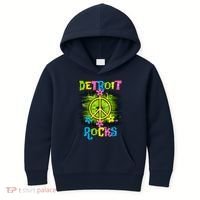 Detroit Rocks Peace Kids Hoodie thumb 0