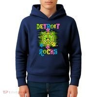Detroit Rocks Peace Kids Hoodie thumb 4