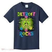 Detroit Rocks Peace Kids T-Shirt thumb 0