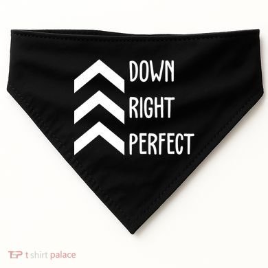 Down Right Perfect Down Syndrome Awareness USA-Made Doggie Bandana