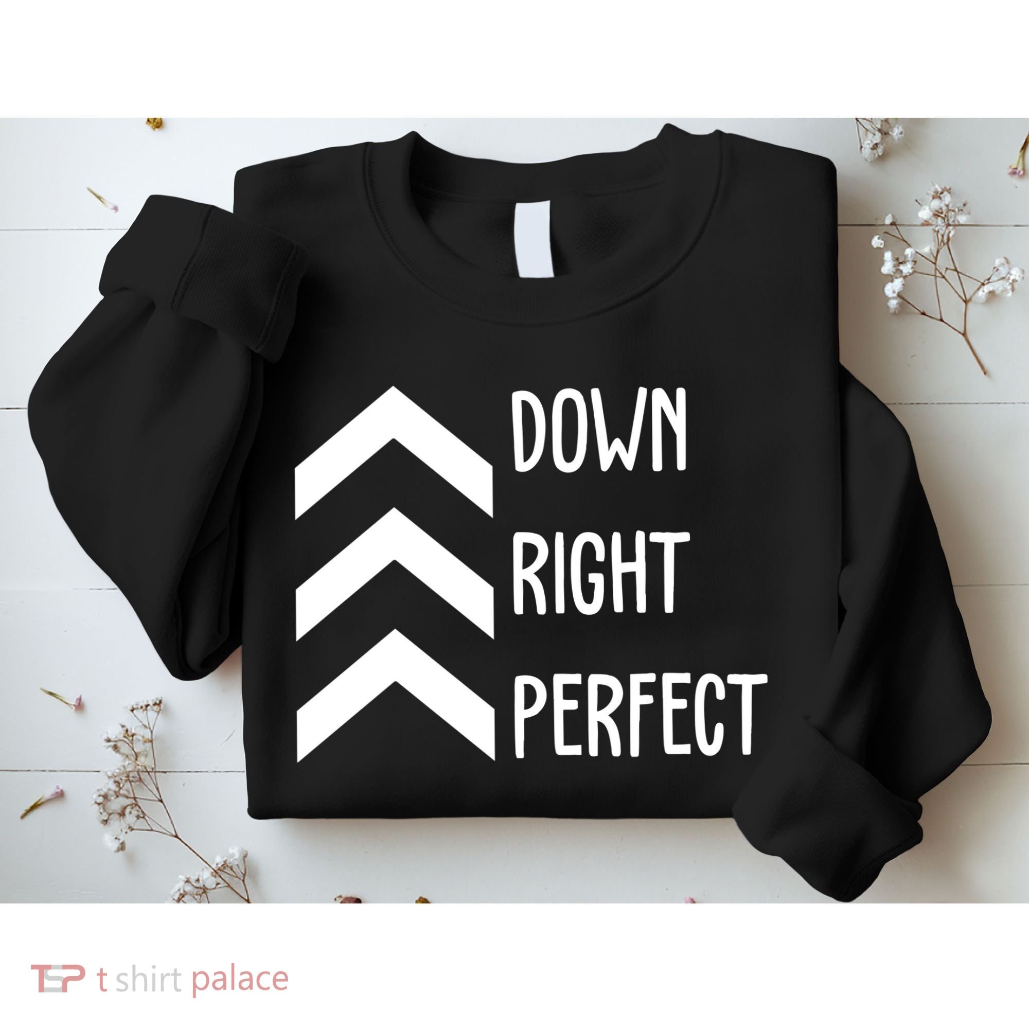 Down Right Perfect Down Syndrome Awareness Sweatshirt