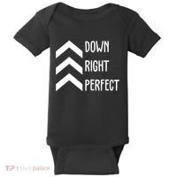 Down Right Perfect Down Syndrome Awareness Baby Bodysuit thumb 0