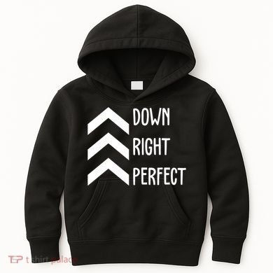 Down Right Perfect Down Syndrome Awareness Kids Hoodie