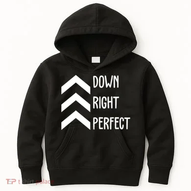 Down Right Perfect Down Syndrome Awareness Kids Hoodie