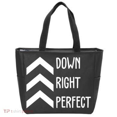 Down Right Perfect Down Syndrome Awareness Tote Bag