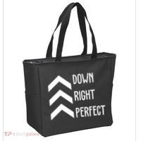 Down Right Perfect Down Syndrome Awareness Tote Bag thumb 2