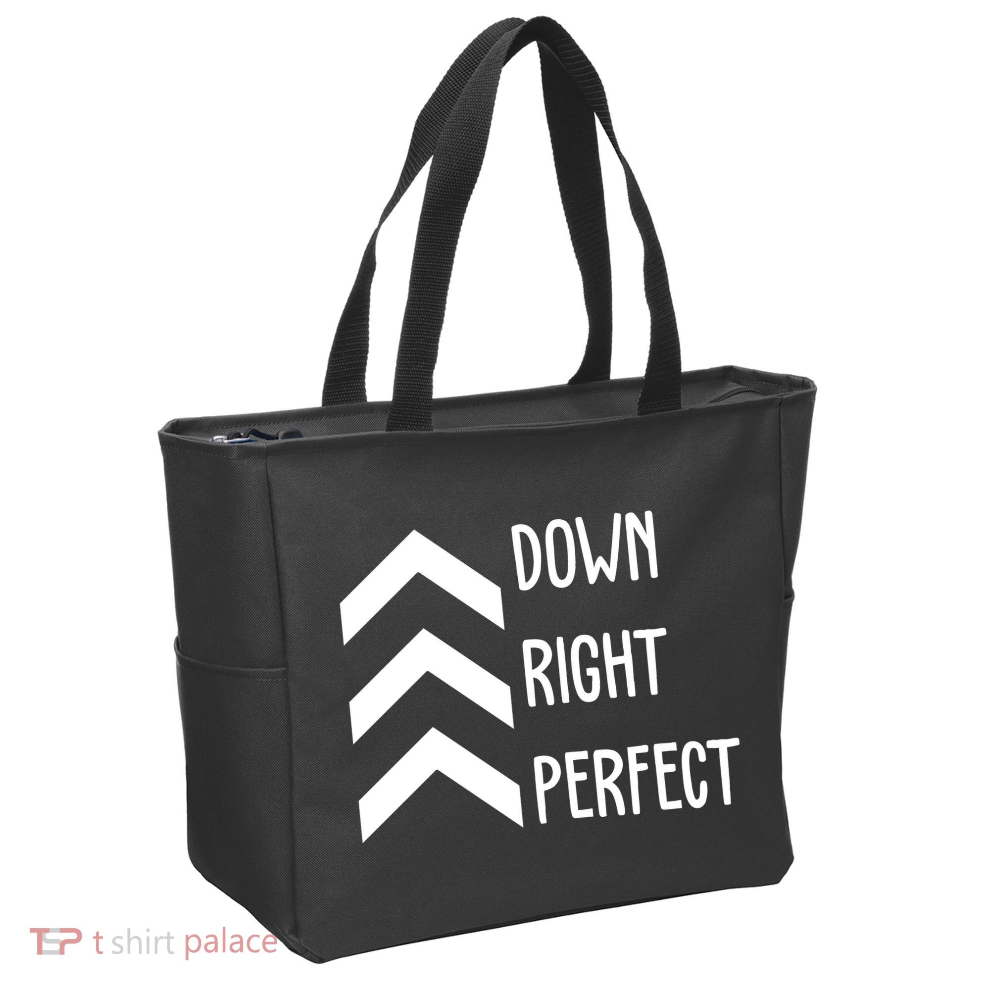 Down Right Perfect Down Syndrome Awareness Tote Bag