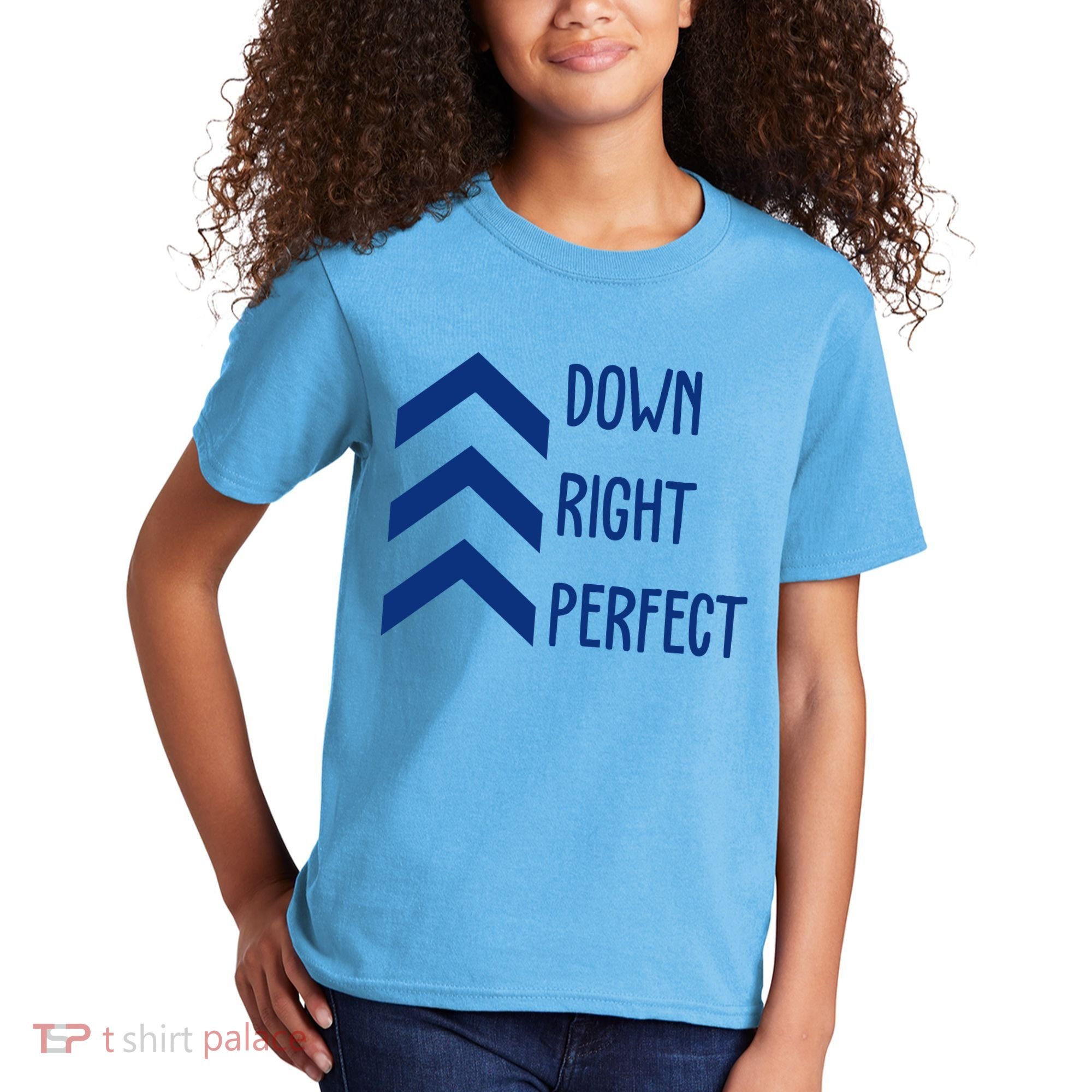 Down Right Perfect Down Syndrome Awareness Kids T-Shirt