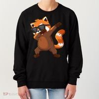 Dabbing Red Panda Wearing Sunglasses Dab Dance Women's Sweatshirt thumb 0
