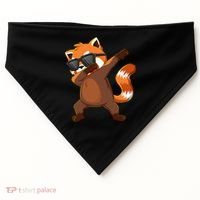 Dabbing Red Panda Wearing Sunglasses Dab Dance USA-Made Doggie Bandana thumb 0