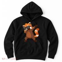 Dabbing Red Panda Wearing Sunglasses Dab Dance Hoodie thumb 0