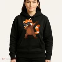 Dabbing Red Panda Wearing Sunglasses Dab Dance Hoodie thumb 5