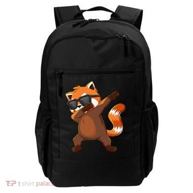 Dabbing Red Panda Wearing Sunglasses Dab Dance Backpack