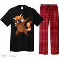 Dabbing Red Panda Wearing Sunglasses Dab Dance Pajama Set thumb 0